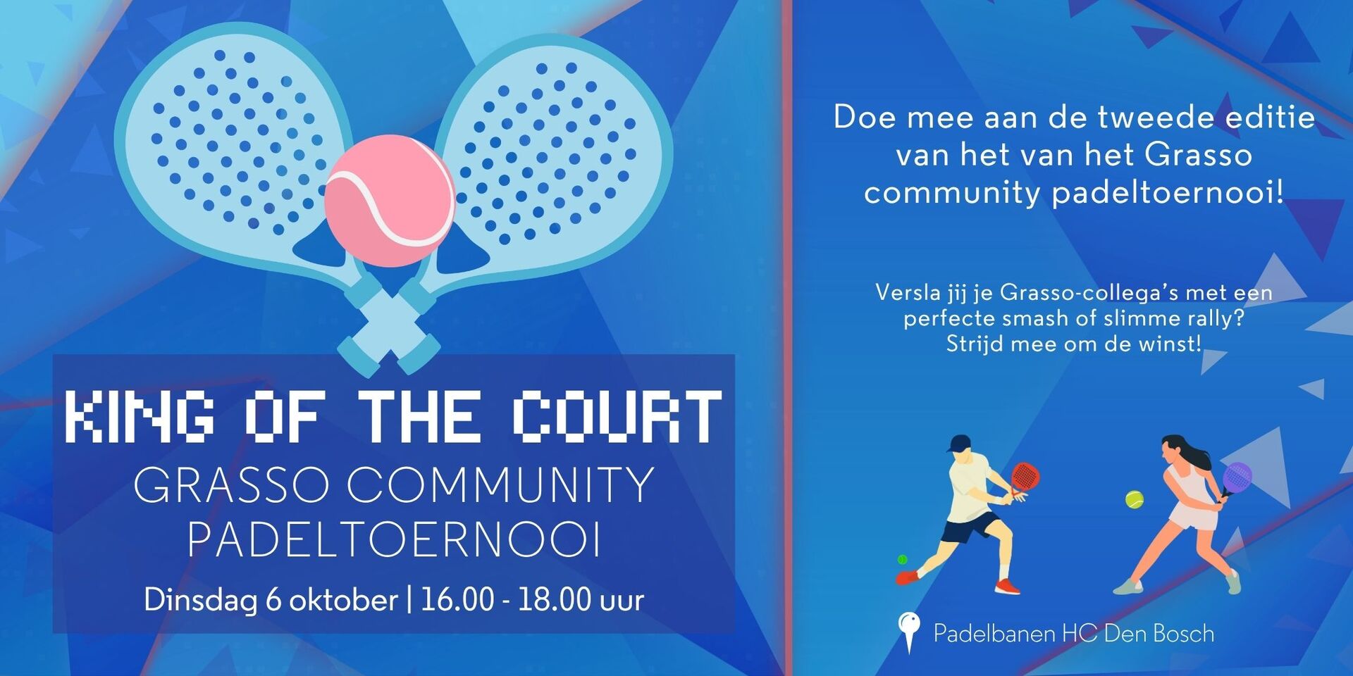 Grasso Community Padeltoernooi | King of the Court